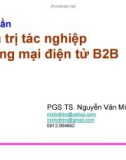 Bài giảng Quản trị tác nghiệp thương mại điện tử B2C - PGS.TS. Nguyễn Văn Minh