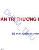 Bài giảng Quản trị thương hiệu - ĐH Thương Mại