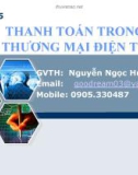 Thanh toán trong kinh doanh thương mại điện tử