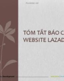 Bản báo cáo tóm tắt quá trình hình thành và phát triển website thương mại điện tử Lazada Việt Nam