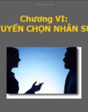 Bài giảng Chương 5: Tuyển chọn nhân sự