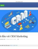 Bắt đầu với CRM Marketing