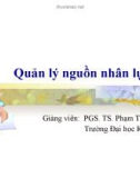 Quản lý nguồn nhân lực