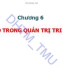 Bài giảng Quản trị tri thức - Chương 6: Rủi ro trong quản trị tri thức