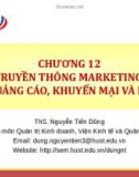 Bài giảng Quản trị marketing: Chương 12 - ThS. Nguyễn Tiến Dũng