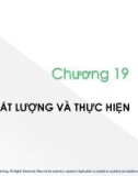 Bài giảng Quản trị học - Chương 19: Chất lượng và thực hiện