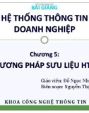 Bài giảng Hệ thống thông tin doanh nghiệp: Chương 5 - Đỗ Ngọc Như Loan