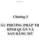 Bài giảng Dự báo kinh doanh - Chương 3: Các phương pháp thô, bình quân và san bằng mũ