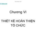 Bài giảng Quản trị tổ chức - Chương 6