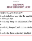 Bài giảng môn Quản trị chiến lược: Chương 6 - Trần Quang Cảnh