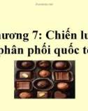 Bài giảng môn marketing toàn cầu của ThS. Trần Hải Ly - Chương 7