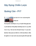 Xây Dựng Chiến Lược Quảng Cáo - P17