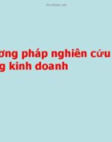 Phương pháp nghiên cứu trong kinh doanh