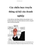 Các chiến lược truyền thông xã hội của doanh nghiệp