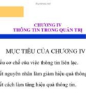 Bài giảng quản trị học - Chương 4