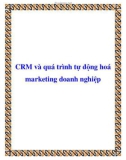 CRM và quá trình tự động hoá marketing doanh nghiệp