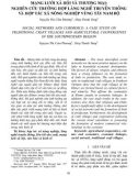 Mạng lưới xã hội và thương mại: Nghiên cứu trường hợp làng nghề truyền thống và hợp tác xã nông nghiệp vùng Tây Nam Bộ