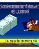 Cải cách hành chính hướng tới hành chính hiệu quả