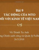 Bài giảng Chính sách ngoại thương: Bài 9 - Vũ Thành Tự Anh