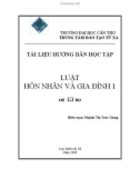 Luật hôn nhân và gia đình 1 - Huỳnh Thị Trúc Giang