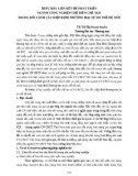 Thúc đẩy liên kết để phát triển ngành công nghiệp chế biến chế tạo trong bối cảnh các Hiệp định thương mại tự do thế hệ mới