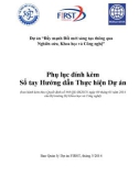 Phụ lục đính kèm sổ tay hướng dẫn thực hiện dự án