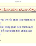 Bài giảng Phân tích chính sách công - HV Hành chính Quốc gia