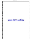 Quan Hệ Cộng Đồng