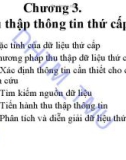 Bài giảng Nghiên cứu marketing: Chương 3 - Đại học Thương mại