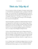 Thời của Tiếp thị số