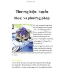 Thương hiệu: huyền thoại và phương pháp