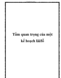 Tầm quan trọng của một kế hoạch lãi hay lỗ