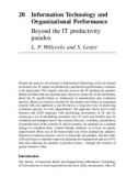 Tài liệu Strategic Information Management Third Edition Challenges and Strategies in Managing Information Systems by ROBERT D GALLIERS and Dorothy E Leidner_14