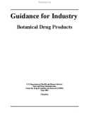 Guidance for Industry Botanical Drug Products