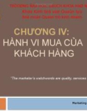 Slide marketing cơ bản - hành vi mua của khách hàng