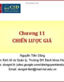 Quản trị marketing (Nguyễn Tiến Dũng) - Chương 11