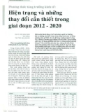 Phương thức tăng trưởng kinh tế: Hiện trạng và những thay đổi cần thiết trong giai đoạn 2012 - 2020