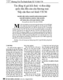 Tác động tỷ giá hối đoái và thu nhập quốc dân đến cán cân thương mại: Tiếp cận theo mô hình VECM