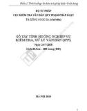 Sổ tay tình huống nghiệp vụ kiểm tra, xử lý văn bản quy phạm pháp luật - TS. Đồng Ngọc Ba