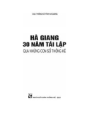 Hà Giang - 30 năm tái lập qua những con số thống kê