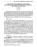 Thực trạng công nghiệp hóa, hiện đại hóa nông nghiệp, nông thôn ở huyện Ngọc Lặc hiện nay - Một số đề xuất, kiến nghị