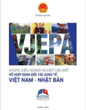 những điều doanh nghiệp cần biết về hiệp định đối tác kinh tế việt nam - nhật bản