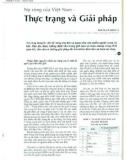 Nợ công của Việt Nam - Thực trạng và giải pháp