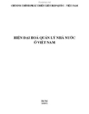 Hiện đại hóa quản lý nhà nước ở Việt Nam