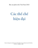 Báo cáo phát triển Việt Nam năm 2010 – Các thể chế hiện đại