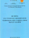 Bình đẳng giới và phòng, chống bạo lực gia đình - Hệ thống các văn bản quy định hiện hành liên quan: Phần 1