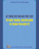 hệ thống các văn bản pháp luật về phát thanh, truyền hình và thông tin điện tử: phần 1