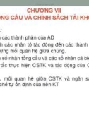 Bài giảng Kinh tế học vĩ mô: Chương 7 - Tổng cầu và chính sách tài khóa