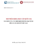 Hội thảo khoa học cấp quốc gia tác động của các Hiệp định thương mại tự do đến cơ cấu kinh tế Việt Nam