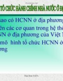 Bài giảng Quản lý và phát triển tổ chức hành chính nhà nước: Chương 4 - ThS. Mai Hữu Bốn